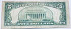 1953 No Letter  5 Five Dollar Silver Certificate Blue Seal Note Bill Certificate