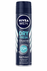 2 Pack Nivea Men Dry Fresh Antiperspirant Spray 72h Deodorant 150ml