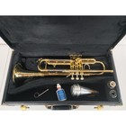 Bach Tr200 Tr 200 Gold Plated Trumpet  With Case