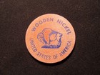 Baltimore  Maryland Wooden Nickel Token - B j  s Pizza   Subs Wooden Nickel Coin