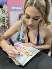 Khloe Kapri Signed Model 8x10 Photo -proof- -certificate-  a0006 
