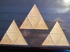Latvia  Lettland 1932 10 Years Organisation Aizsargi Mi 203-205a    Pyramide