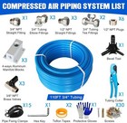 3 4 Inch 110ft Compressed Air Line Kit  Hdpe-aluminum Shop Air Line Kit  Garage 
