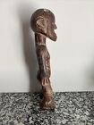 Africa  Old Luba Carved Standing Mail Figure  Tribal Art  Primitive Statue