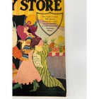 1933 Lets Play Store Punch Out Book Uncut Saalfield 971 Fern Bisel Peat