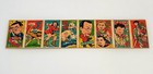 Vintage Japanese Kagome Toy Uncut Menko Sheet 12pcs Showa Retro 73