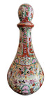 Rare Vintage Rose Medallion Chinese Porcelain Decanter 12   