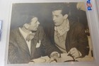 Frank Sinatra   Rocky Graziano 1940s Nyc Photo Signed By Graziano Authentic Psa