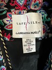 Safe Silk Adrianna Papel Silk Floral Print Short Sleeve Jacket Women s 6