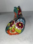 Talavera 11    Cat   Mexican Pottery Folk Art   Kitty  Kitten 