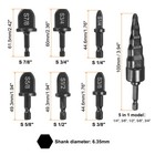 Swaging Tool Drill Bit Set 1 4  3 8  1 2  5 8  3 4  7 8  W 5 In 1 Flaring Tool