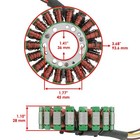 Stator   Gasket For Suzuki Lt-z400 Lt Z400 Lt-z400z Quadsport Z400 2003-2008