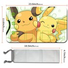 New Pokemon Pikachu Playmat With Card Zones Free Bag Rubber Game Playmat Of Tcg