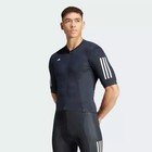 Adidas Tempo 3 Stripes Cycling Jersey Black Mens Size Medium Ir7933