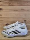Size 1 - Adidas F50 Fg Elite Soccer Cleats White Gold Jh7713 Youth