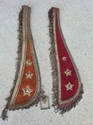 2 Sad Odd Fellows Ioof Ceremonial Sashes Bullion Thread Hartley Lodge 507 Iowa