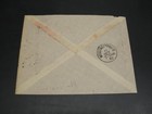 Russia Latvia 1910 Riga Registered Cover 20k Cut Top  2800