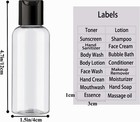 5 Pack 3 4 Oz Travel Bottles For Toiletries Tsa Approved Leakproof Plastic Empty