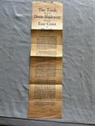 Vintage 1923 Florida  the Truth About The Dixie Highway  Strip Map Rare