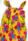 Vtg Hawaiian Maxi Dress Muumuu Sz 13-14 Psychedelic Hippie Boho Colorful 60s 70s