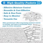 Sukh 150pcs Silica Gel Packets - 2g Desiccant Beads Moisture Absorbers 2 Gram