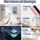 Westinghouse 11kw Electric Tankless Water Heater 240v Up To 2 6 Gpm  -certified