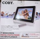 Coby 7-inch Widescreen Digital Photo Frame With Mp3 Player   2 Frames Dp-769