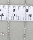 Small 4 Ft Silver Chain 3mm Oval   Rosary Finding Making Parts Silver