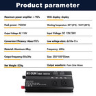 Car Power Inverter 7000w Dc 12v To Ac 110v Pure Sine Wave Solar Converter 4 Usb