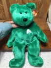 Ty 1998 Erin Green Beanie Buddy Bear