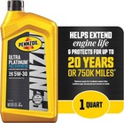 Pennzoil Platinum 5w-30 Full Synthetic Motor Oil  1-quart  Case Of 6              