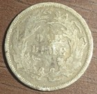 1862 Seated Liberty Dime  vg   482