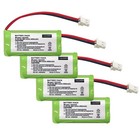 4 Pack Battery Bt183342 Bt283342 Bt162342 For Vtech At t Home Cordless Phone New