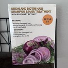 Biotin Rosemary Onion Shampoo And Hair Treatment Set Restores Damaged Hair