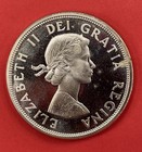 1964 Canada Silver Dollar  Uncirculated  Charlottetown Confederation  Prooflike 