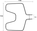 Ami Parts Wb44k10005 Bake Element Replacement Compatible With G-e Hot-point O   