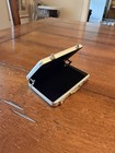 Mini Zerohaliburton Briefcase Attache Case Silver For Cards