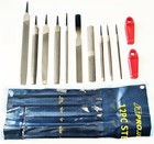 12pc Ate Pro Heavy Duty Steel File Rasp Bastard Slim Taper Set Metal Wood 30060