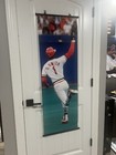 Rare Ozzie Smith St  Louis Cardinals Scroll Canvas 17x48 Xl Vintage Poster Sign