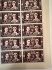 Morocco Agencies 1937 Kgvi Coronation Full  Sheet 120 Stamps Not Postmarked
