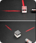 1 1 Semi-reflective semi-transmissive Optical Glass Dichroic Beam Splitter Prism