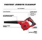 Milwaukee 0884-20 M18 20-1 2  18v Compact Blower - Bare Tool - Free Shipping