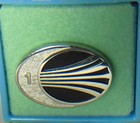        Employee Service Award Tie lapel Pin Advertising Continental Airlines Co 