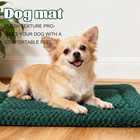 Dog Bed Crate Mat  Soft Durable Washable Anti-slip Kennel Pad For Dogs   Cats  R