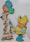 Sears Winnie The Pooh   Friends Pin Ups Wall Decor Vtg Orginal Box Childs Room