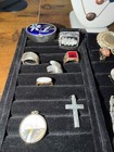 Vtg Junk Drawer Finds  Rings Watches  Earrings  Challenge Coins  Pins   Ex Cond 