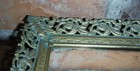 Vanity Mirror Tray Vintage Gold Filigree Metal Frame Hollywood Regency Mcm 