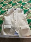 Us Revolutionary War Vest - Samson Historical - White Wool - Barely Used