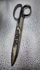 Vintage Compton U Set Inlaid Tailors Shears Scissors Pat   d 1941 Rusty Crusty