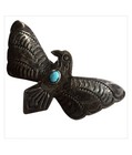 Atributted To Uita The United Indian Trader s Associaton Thunderbird Brooch 